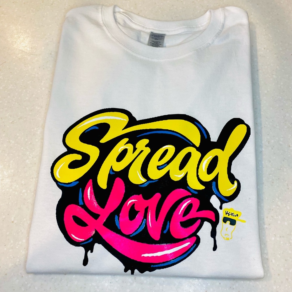 Spread Love tee by Undefeated Energy